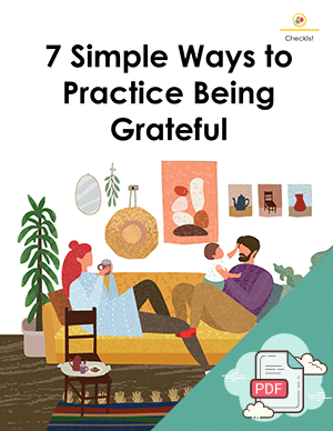 7 Simple Ways to Practice Being Grateful PDF checklist
